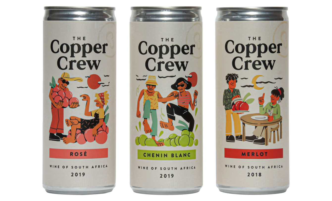 The Copper Crew canned wines
